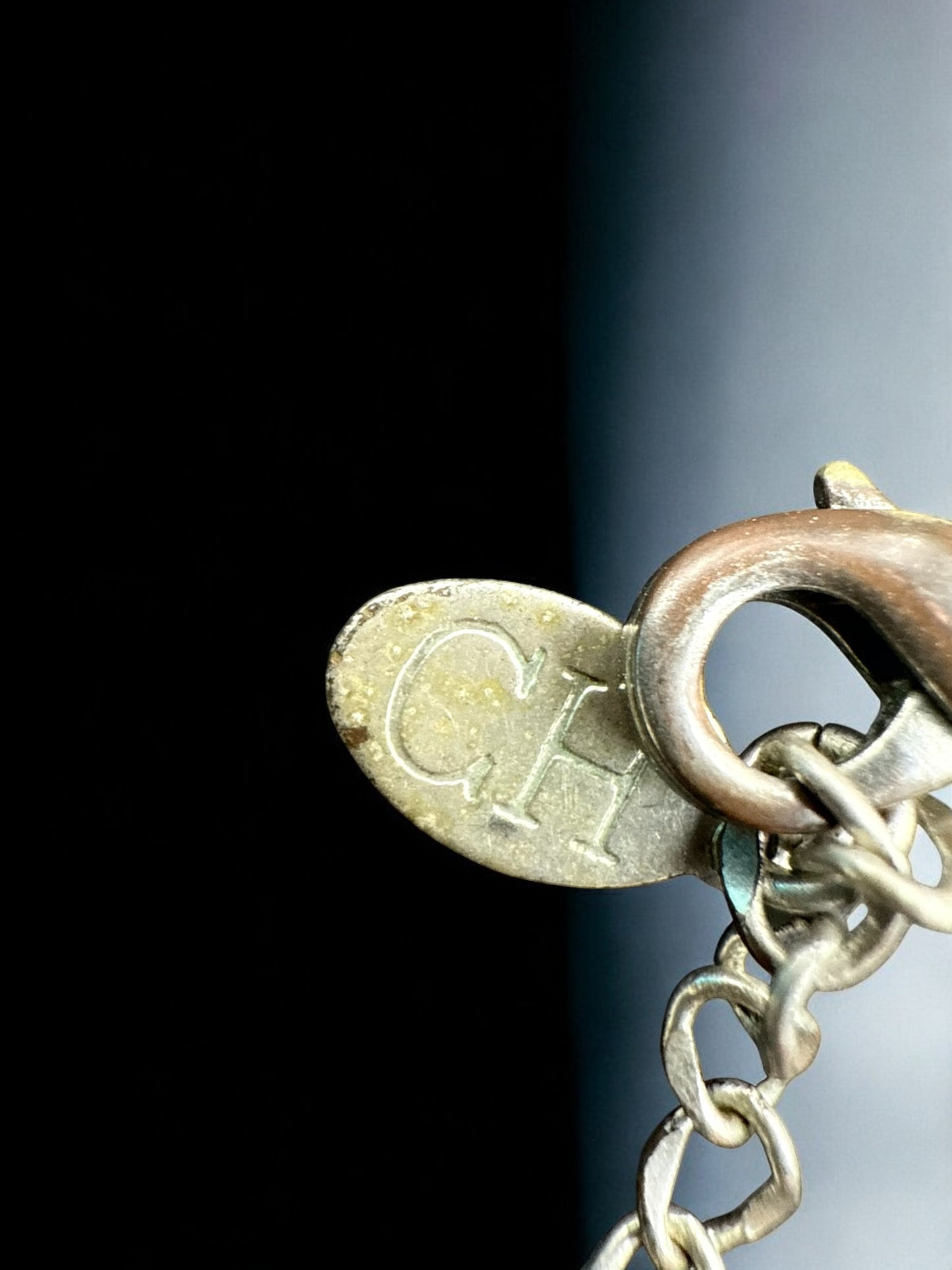 Vintage Carolina Herrara Sweetheart Trio Necklace 16-18"