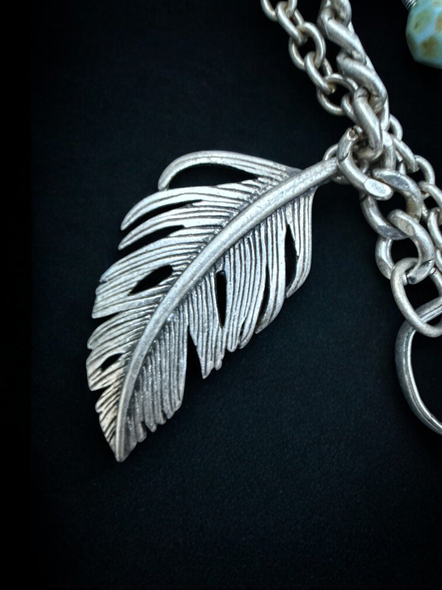 Vintage Fossil Wander & Whimsy Layered Charm Necklace 16-20"