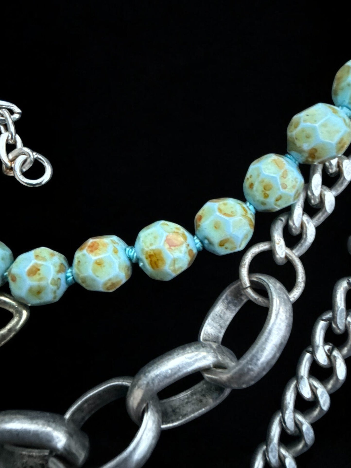 Vintage Fossil Wander & Whimsy Layered Charm Necklace 16-20"