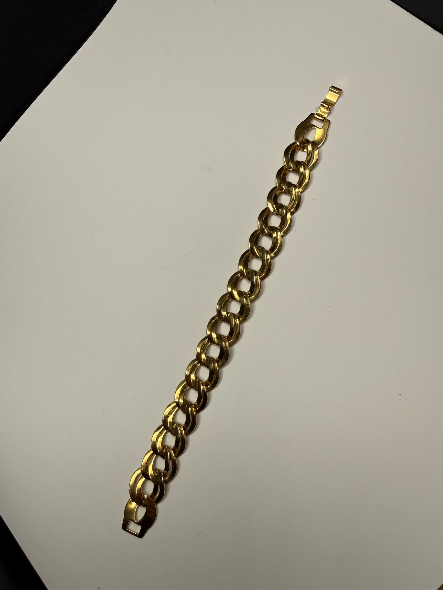 Vintage Golden Legacy Chain Bracelet 7.5"