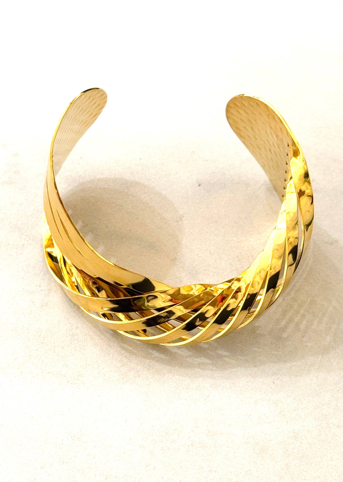 Cleo Stainless Steel Bangle Bracelet