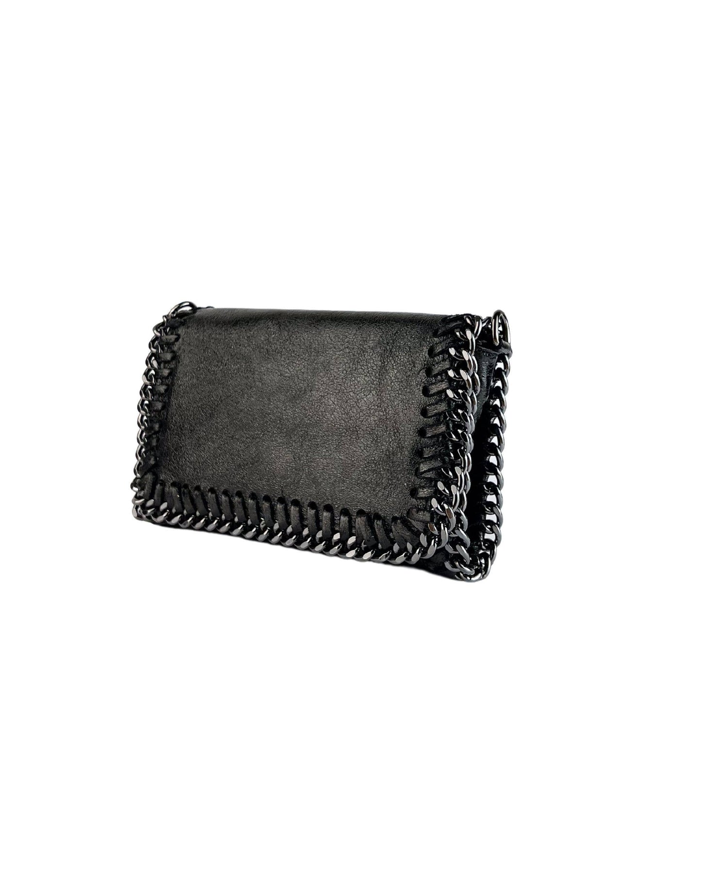 Midnight Edge Crossbody with Chains