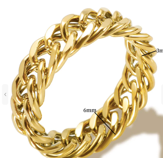 Pure Bold Gold Ring