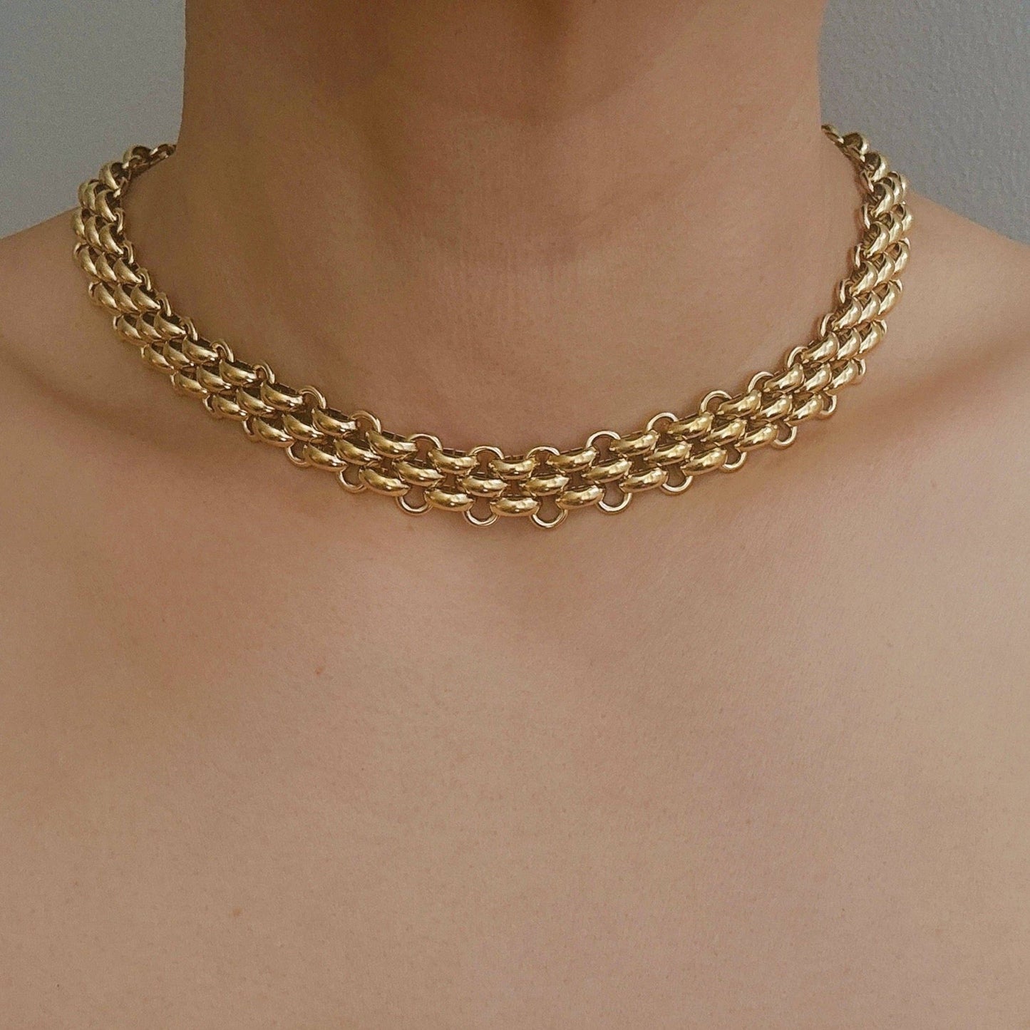 Golden Armor Necklace