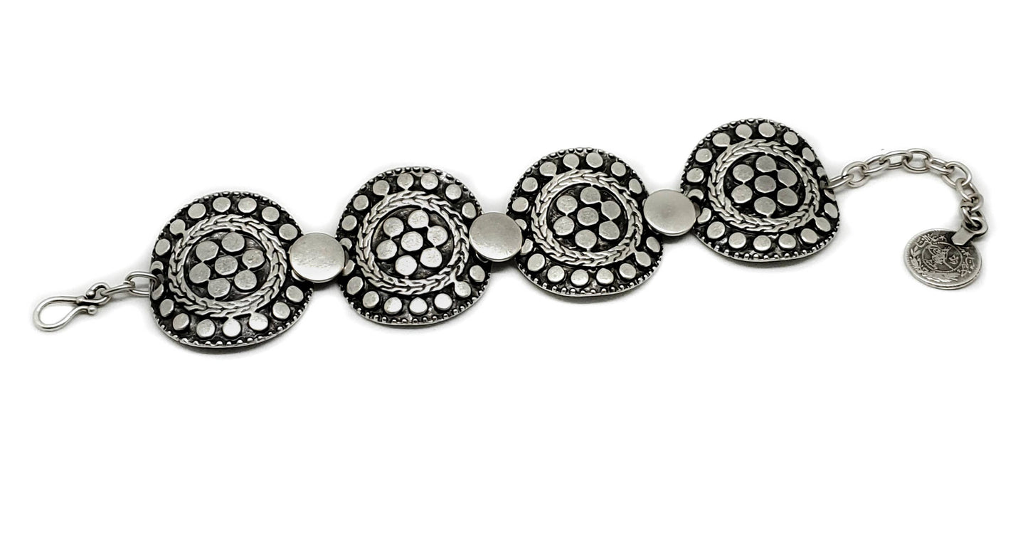 Moon Medallion Bracelet