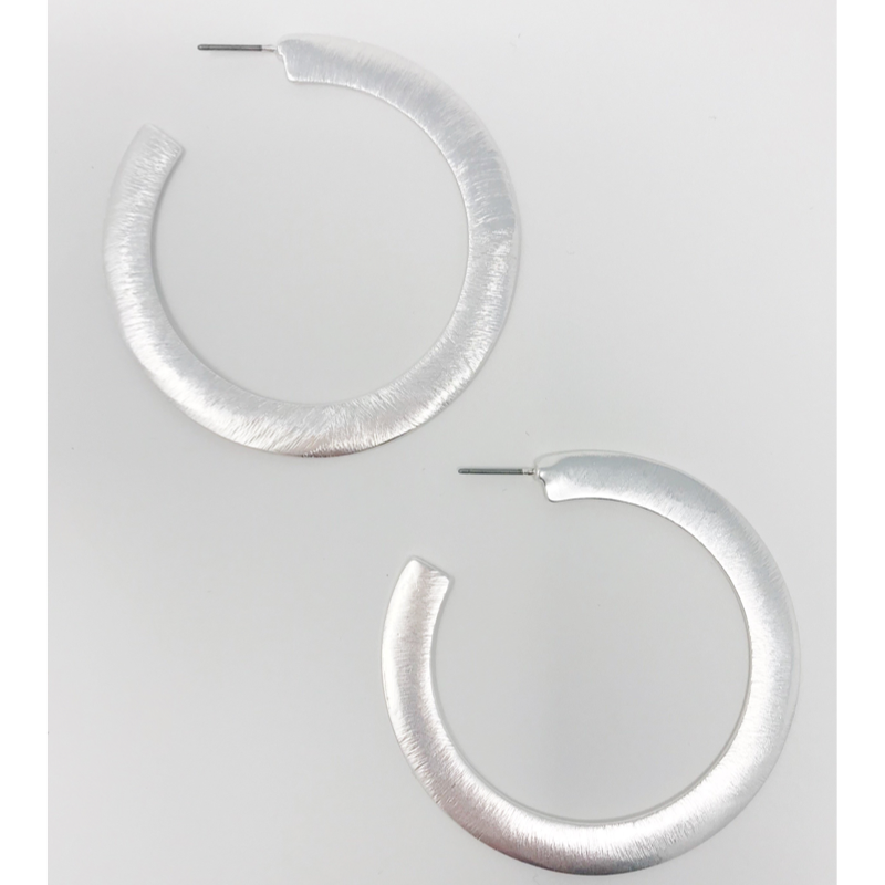 Silver Eclipse Earrings
